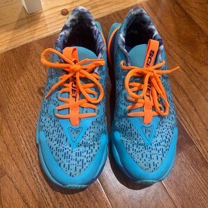 Under armor Kids' Blue and Orange Athletic Shoes